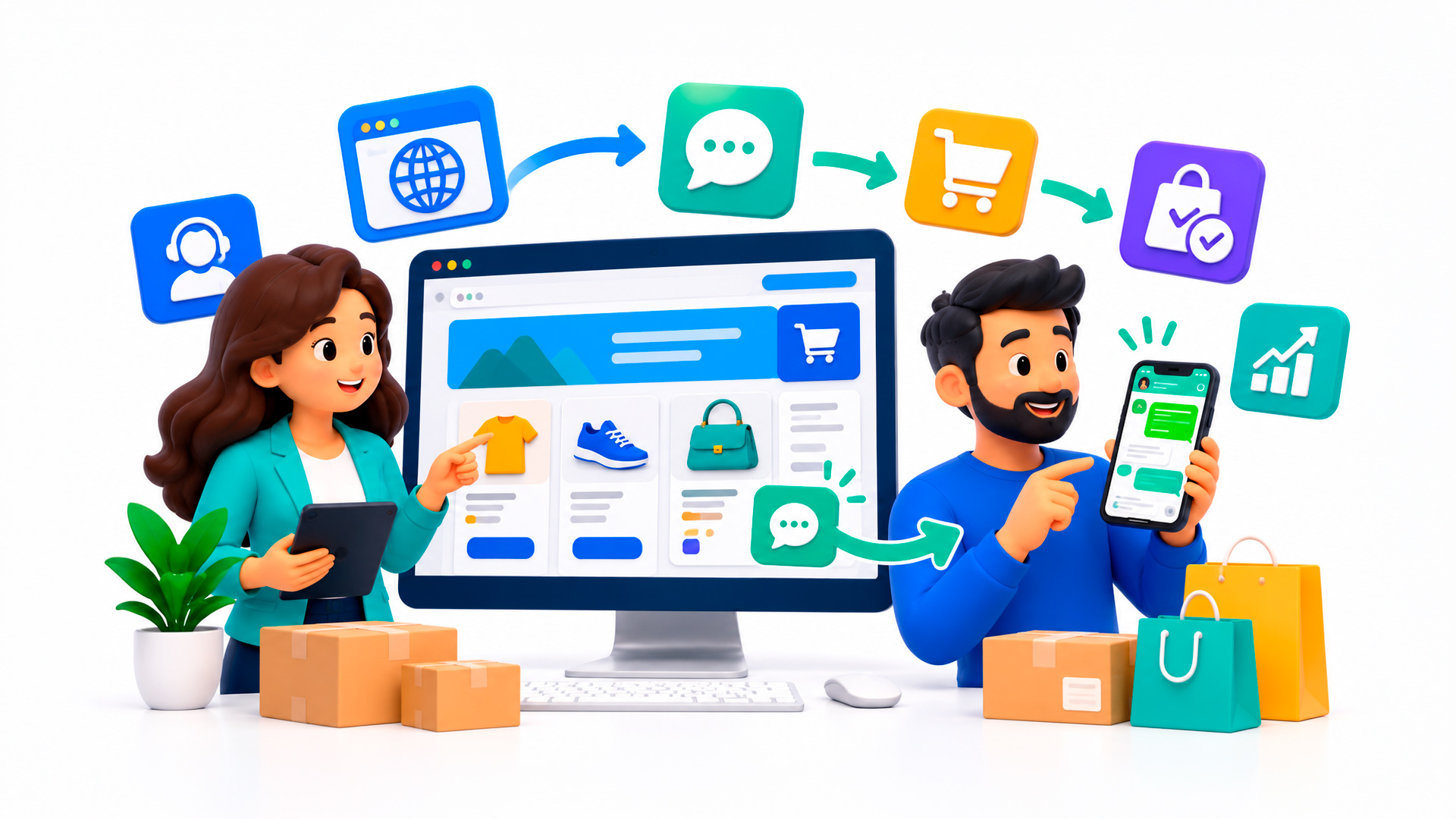 WhatsApp Business y página web: cómo convertir visitas en ventas
